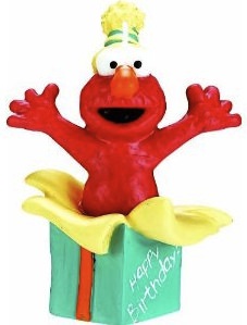 Sesame Street Elmo birthday candle