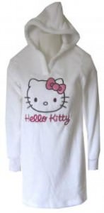 Hello Kitty Hooded Big Kitty Fleece Robe for women
