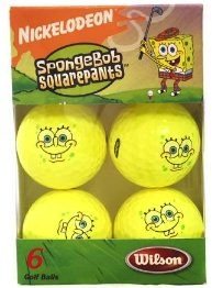 Spongebob Squarepants golf balls