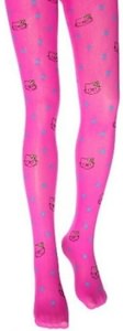 Hello Kitty Tights in pink with polka dots