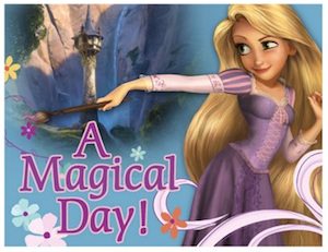 Princess rapunzel party invitations