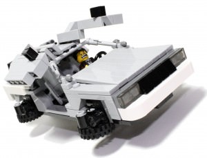 BTTF DeLorean LEGO Model