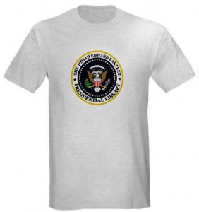 West Wing Bartlet Presidential Library T-Shirt
