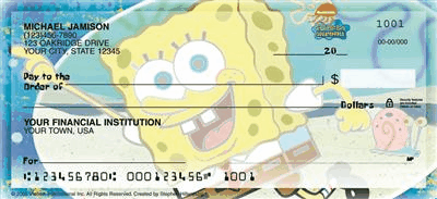 Spongebob Birthday Cakes on The Checks That Your Bank Gives You Are The Boring Kind But There Is