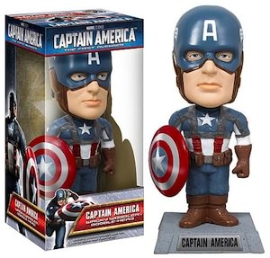 Captain America Birthday Cake on Captain America Bobblehead   Thlog