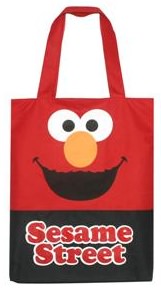 Sesame Street Tote bag with Elmo's face