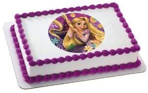 Tangled Princess Rapunzel edible cake topper