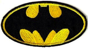 Batman iron on patch
