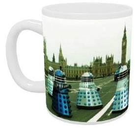 Dalek's invading London Doctor Who mug
