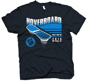 Back to the future Hoverboard t-shirt