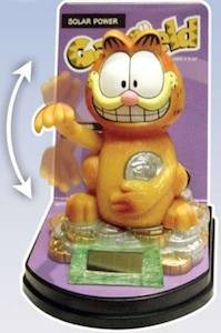 Garfield Solar powered statue