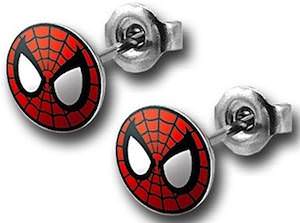 Spider-Man earrings