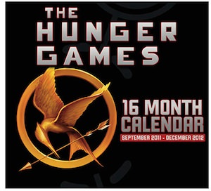 The Hunger games wall calendar