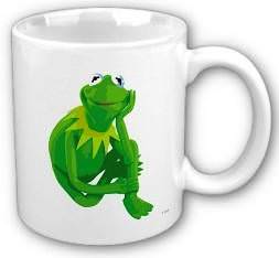kermit the frog mug for Muppets fans