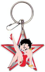 Betty Boop Star key chain