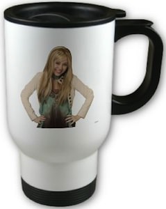 Hannah Montana stainless steel travel mug