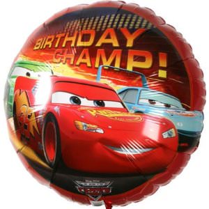 Cars lightning McQueen birthday balloon