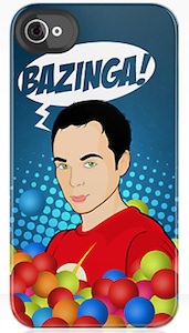 Sheldon Cooper Big Bang theory ball pit iphone 4s case