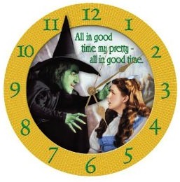 The wizard of oz wall clock
