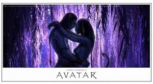 Avatar Jake and Neytiri Giclee Print