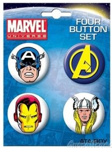 Marvel The Avengers Button Set