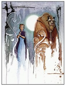 Beauty & the Beast Curse Canvas Giclee