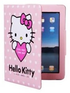 Hello Kitty PU Leather Folding iPad 2 Case