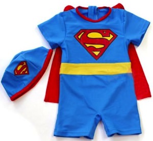 Superman toddler swimwear