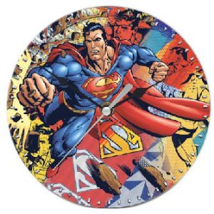 Superman wall clock