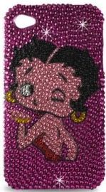 Betty Boop Rhinestone Crystal iPhone 4S and iPhone 4 case