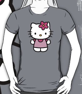 Hello Kitty grey t-shirt