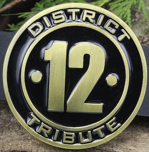The Hunger Games Belt Buckle of the District 12 tribute