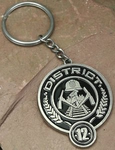 The Hunger Games District 12 key chain