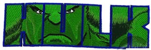 Marvel Incredible Hulk die cut patch