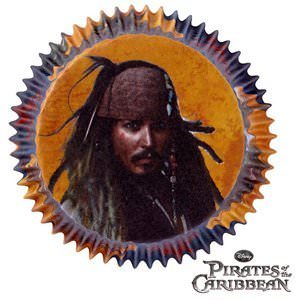 Pirates of the Caribbean Jack Sparrow Baking Cups