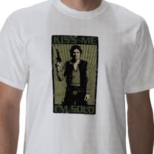 Star Wars Kiss me i'm solo t-shirt