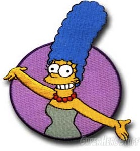 Marge Simpsons clothing patch