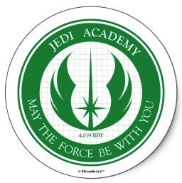 Star Wars jedi Academy logo sticker