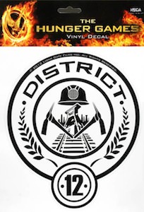 The Hunger Games District 12 sticker