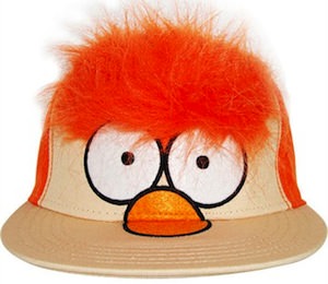 the Muppets hat with Beakers fan and orange hair