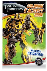 Transformers Coloring and activity book