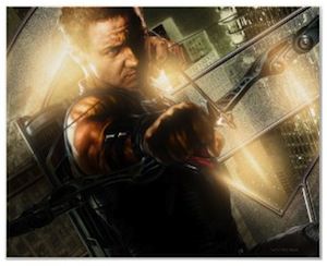 marvel poster of Hawkeye