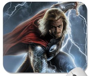 Marvel the Avengers mousepad of Thor