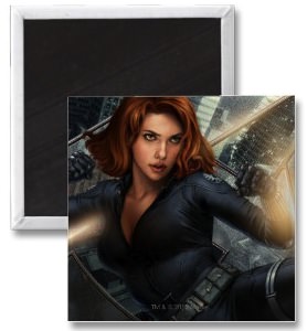 The Avengers Black widow magnet