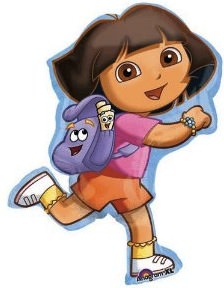 Dora the explorer party balloon