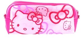Hello Kitty Pink pencil case and makeup bag