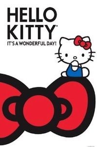 Hello Kitty its a wonderful day poster