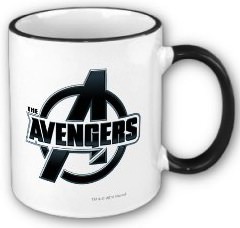 Marvel the avengers logo mug