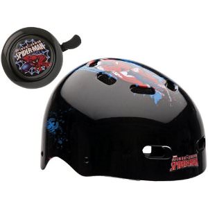 Spider-Man Kids Bike Helmet And Bell