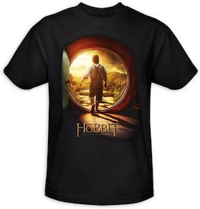 The hobbit movie poster t-shirt